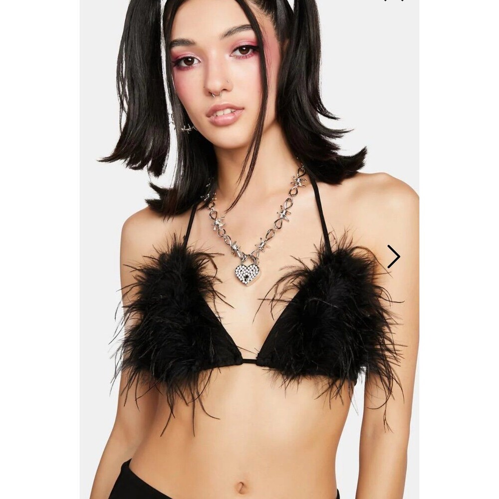 Edikted feather bikini top